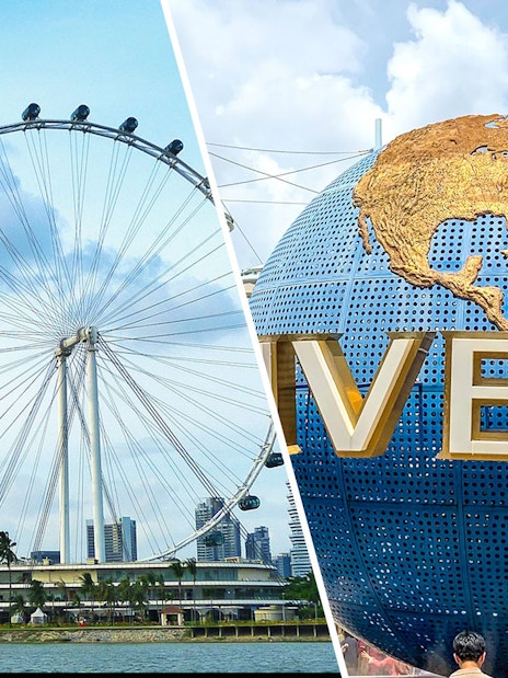 combo (save 2%): universal studios singapore + singapore flyer with time capsule tickets-1