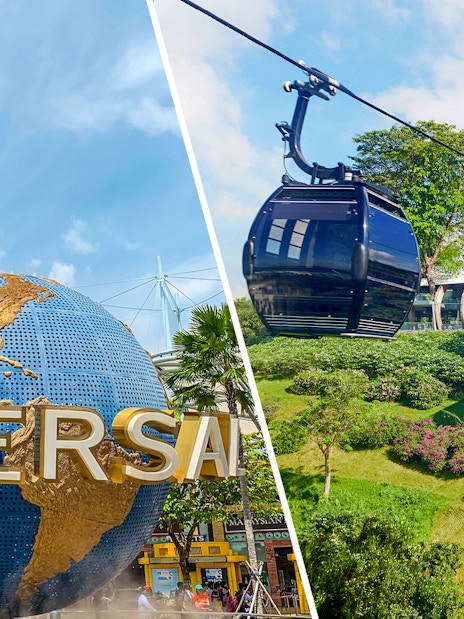 combo (save 8%): singapore cable car round-trip sky pass + universal studios tickets-1